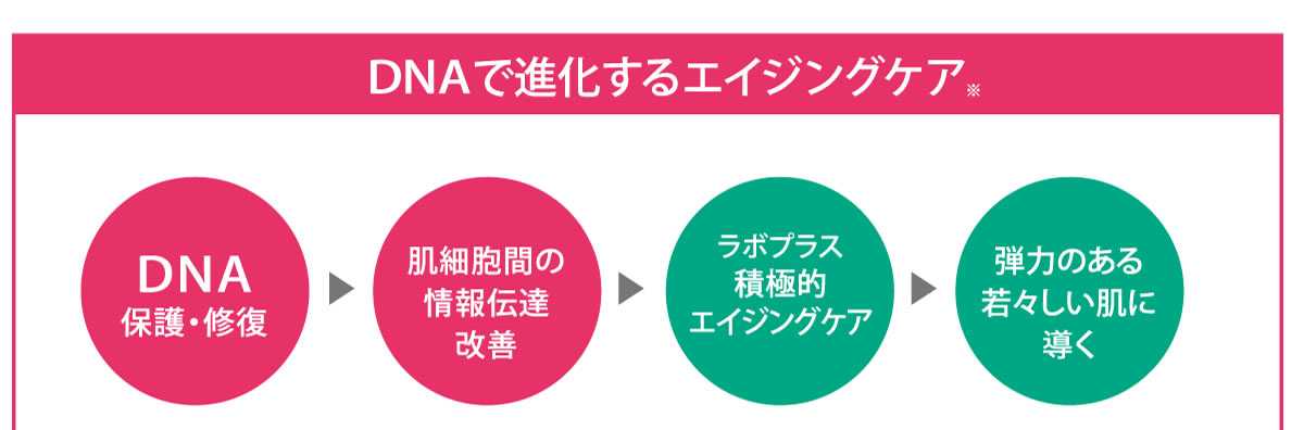 DNAで進化するエイジングケア