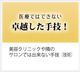 医療ではできない卓越した主義