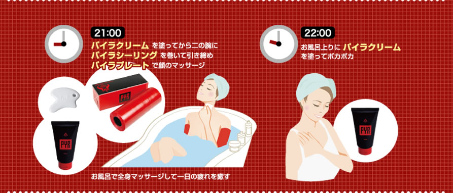 入浴からマッサージ
