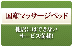 他社と比較して下さい！国産マッサージベッドならこれだけ違います！