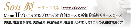 Sou顔 menu2
