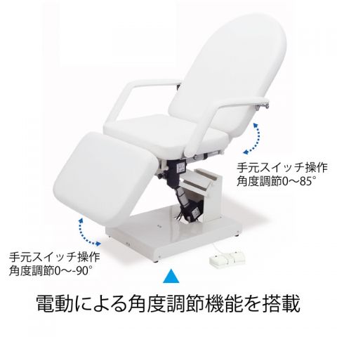 電動による角度調節機能を搭載